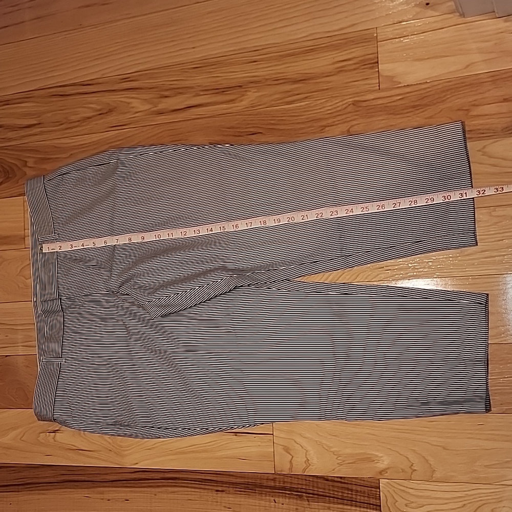 Striped cropped pants - Picture 4 of 5